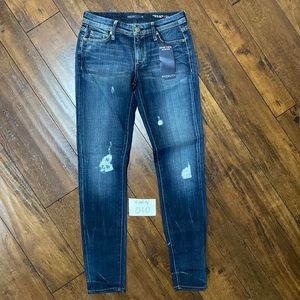 NWT Fidelity Denim SAMPLE Stevie Mid Rise Capri Jeans #F10